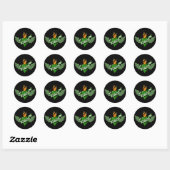 Autocollants Irish Winged Heart (Feuille)
