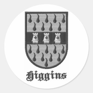 Autocollants irlandais de clan de Higgins