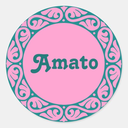 Autocollants italiens Amato (Devant)