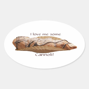 Autocollants italiens Cannoli Lover