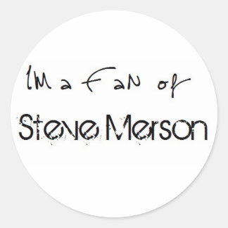 Autocollants : J'ai fan de Steve Merson