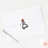 Autocollants Jeune en Skateboard