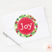 Autocollants Joy Holiday (Enveloppe)