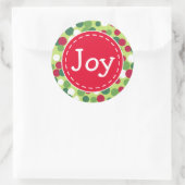 Autocollants Joy Holiday (Sac)