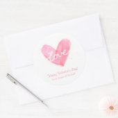 Autocollants Joyeuse Saint-Valentin Cœur Amour (Enveloppe)