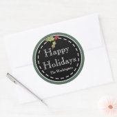 Autocollants Joyeuses Fêtes (Enveloppe)