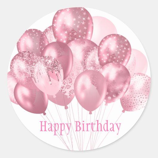 Autocollants Joyeux Anniversaire (Devant)