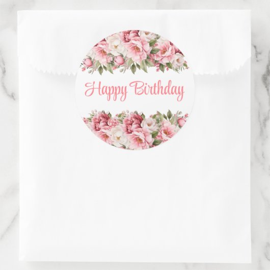 Autocollants Joyeux Anniversaire (Sac)