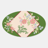 Autocollants Joyeux Birthday (Devant)