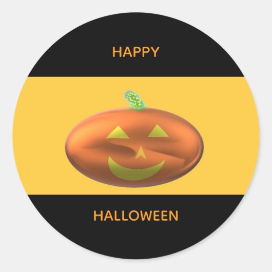 Autocollants Joyeux Halloween (Devant)