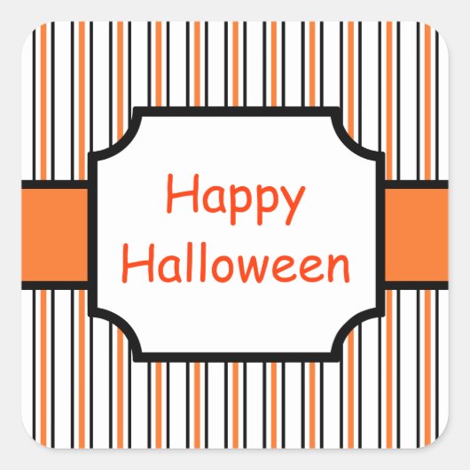 Autocollants Joyeux Halloween (Devant)
