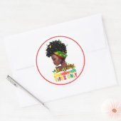 Autocollants Juneteenth (Enveloppe)
