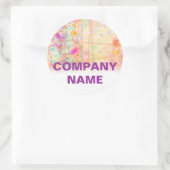 Autocollants - juste couleur pêche (Sac)