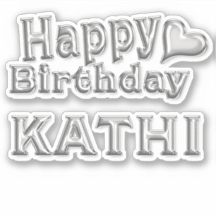 Autocollants Kathi Happy Birthday