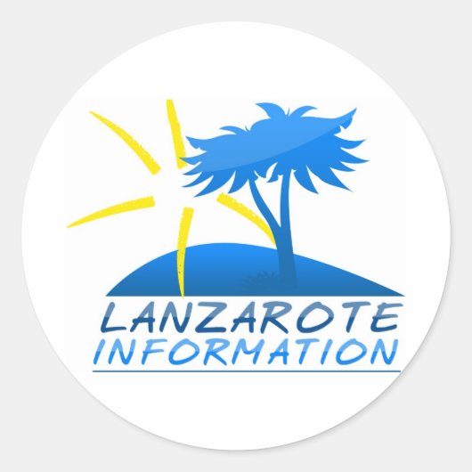 Autocollants Lanzarote Info (Devant)