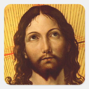 Autocollants levés du Christ