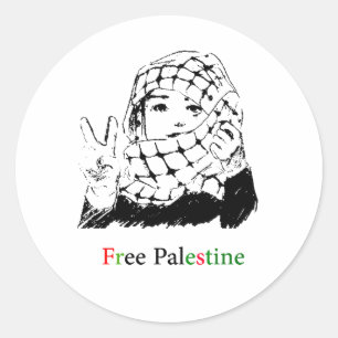 Autocollants libres de la Palestine
