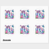 Autocollants Licorne (Feuille)