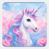Autocollants Licorne Rêveuse (Devant)