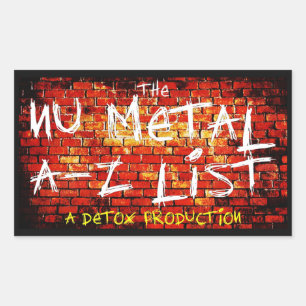 Autocollants Liste Nu Metal A-Z