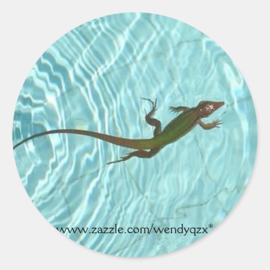 Autocollants Lizard de natation (Devant)