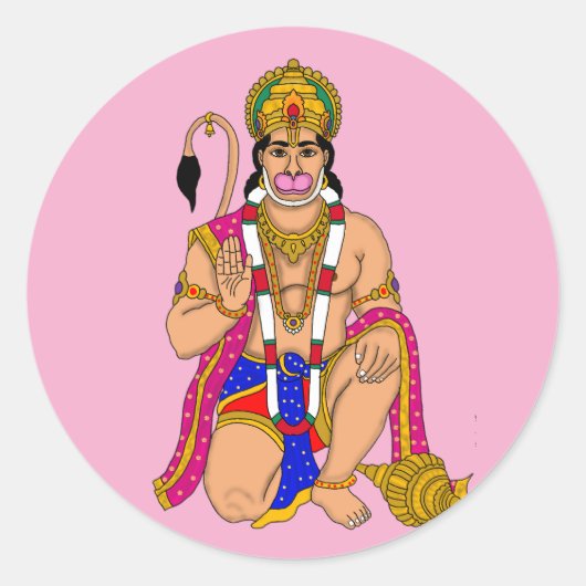 Autocollants Lord Hanuman (Devant)