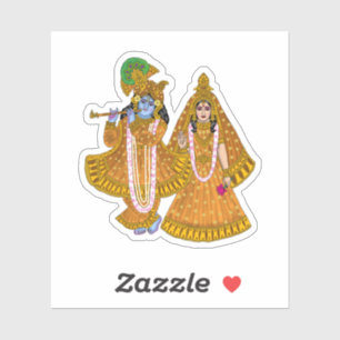 Autocollants Lord Krishna