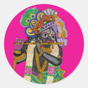 Autocollants Lord Krishna