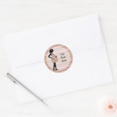 Autocollants Maman Future en Rose (Enveloppe)