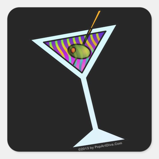 AUTOCOLLANTS - MARTINI (Devant)