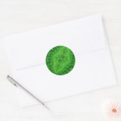Autocollants Méduse Vert Électrique (Enveloppe)