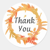 Autocollants Merci pour petites entreprises (Devant)