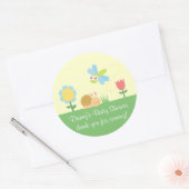 Autocollants mignons de Merci de jardin de (Enveloppe)