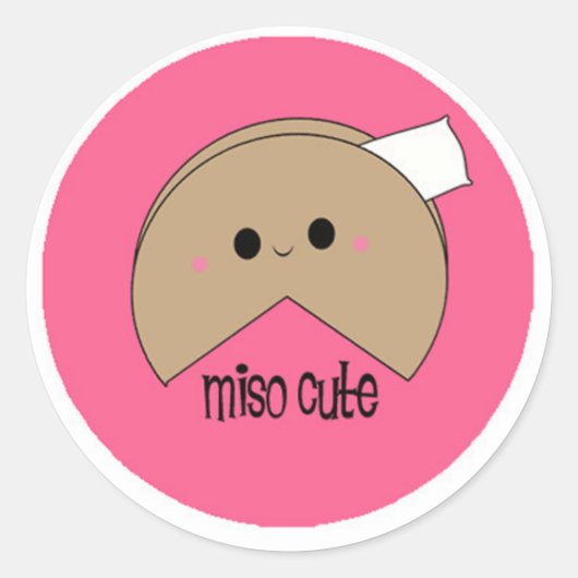 Autocollants mignons de miso (Devant)