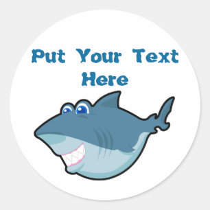 Autocollants mignons de requin