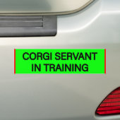Autocollants mignons pour serviteur Corgi (En voiture)