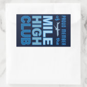 Autocollants Mile High Club (Sac)