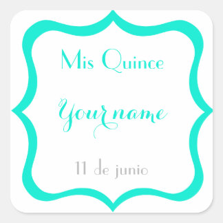 Autocollants Mis Quince - Personnaliser