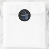 Autocollants modernes de miracle de dreidel de Han (Sac)