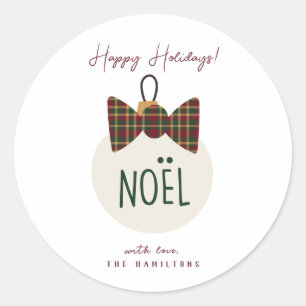 Autocollants modernes de Noël mignons