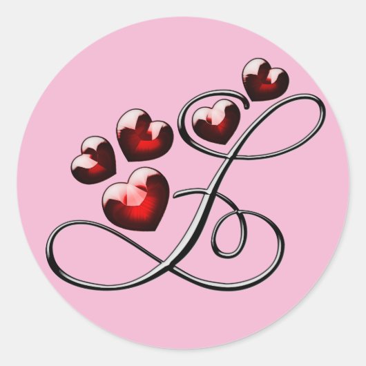 autocollants monogramme initial L (Devant)