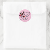 autocollants monogramme initiale B (Sac)