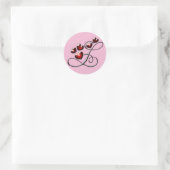 autocollants monogramme initiale L (Sac)