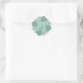 autocollants monogramme J initial (Sac)