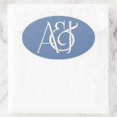 autocollants monogrammes personnalisés (Sac)