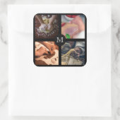 Autocollants monogrammes personnalisés 1 (Sac)