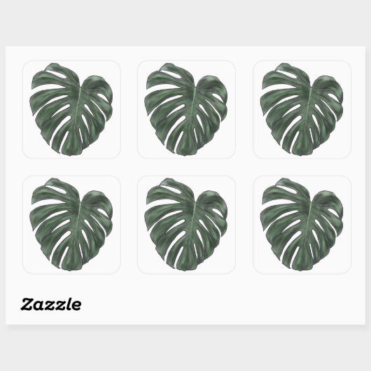Autocollants Monstera (Feuille)