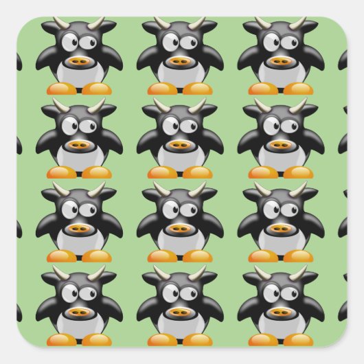 autocollants moo vaches (Devant)