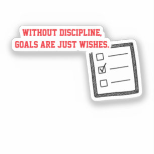 Autocollants Motivationnels "Discipline"