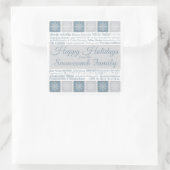 Autocollants multilingues "Joyeux Jours" de nom pe (Sac)